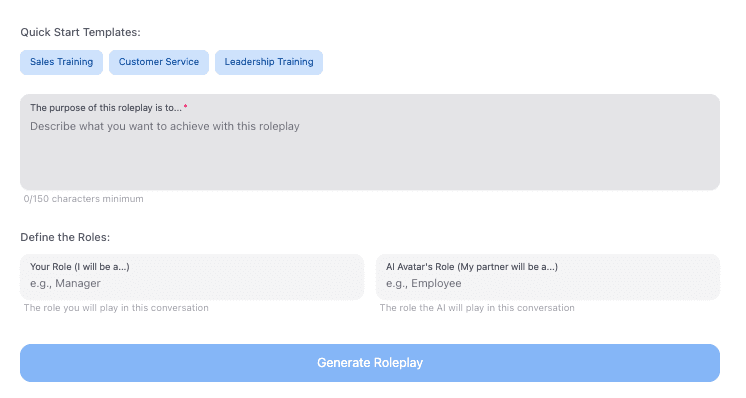 Custom Roleplay Creator