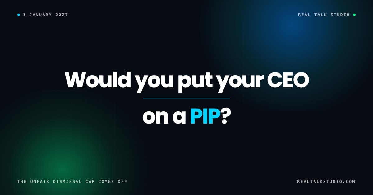 Would you put your CEO on a PIP?